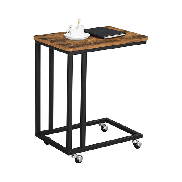 C-Shaped Rolling Side Table - Karrari