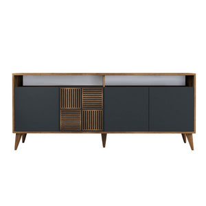 Milan Anthracite Walnut Sideboard - Karrari