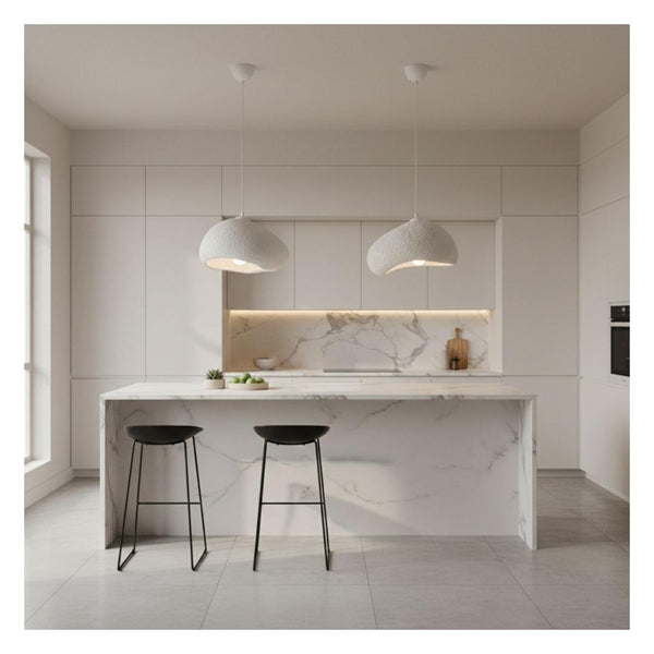 Chandelier Ceiling Lamp, White (32x27x18cm)