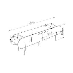 CAPSULE Wood TV Unit - Karrari