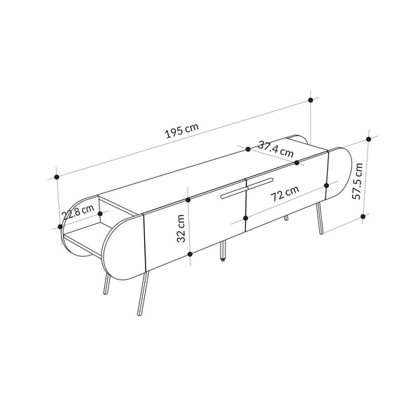 CAPSULE Wood TV Unit - Karrari