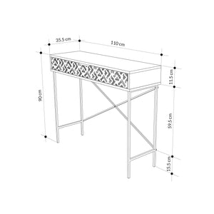 Elegant White Console Table - Karrari