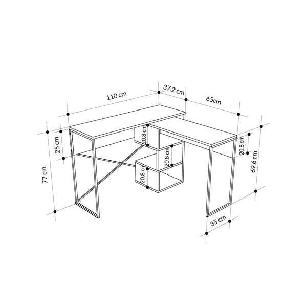 BADAU Working Table – Reversible Design - Karrari