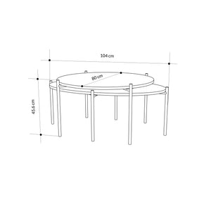 Odelia Round & Oval Coffee Tables - Karrari