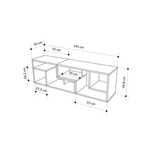 Glis Adjustable Wooden TV Stand - Karrari