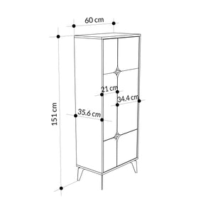 SPARK White Cabinet - Karrari
