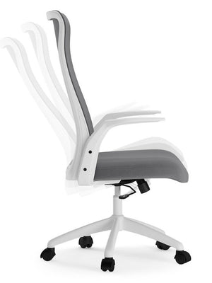 Ergonomic Mesh Office Chair – Grey Desk Chair - Karrari