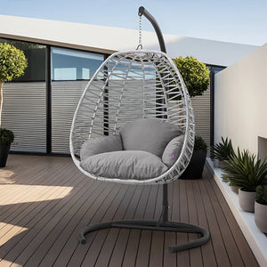 BEGONVIL Single Woven Hanging Swing Chair