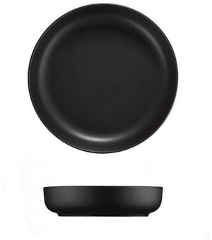 18-piece Porcelain Dinnerware set, Matte Black