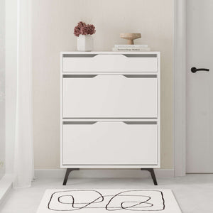 ASTA Shoe Cabinet - Compartments & Drawer - Karrari