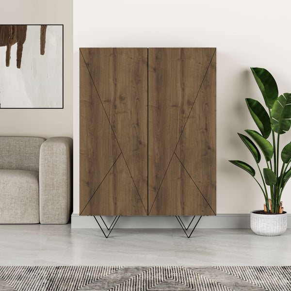 Jakomen Wood & Metal Cabinet - Karrari