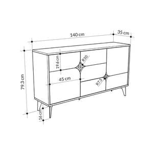 SPARK Storage Sideboard Console - Karrari