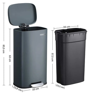 30L Stainless Steel Pedal Trash Can