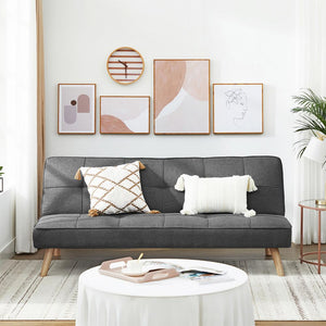 Folding Sofa Bed – Cotton-Linen Blend - Karrari