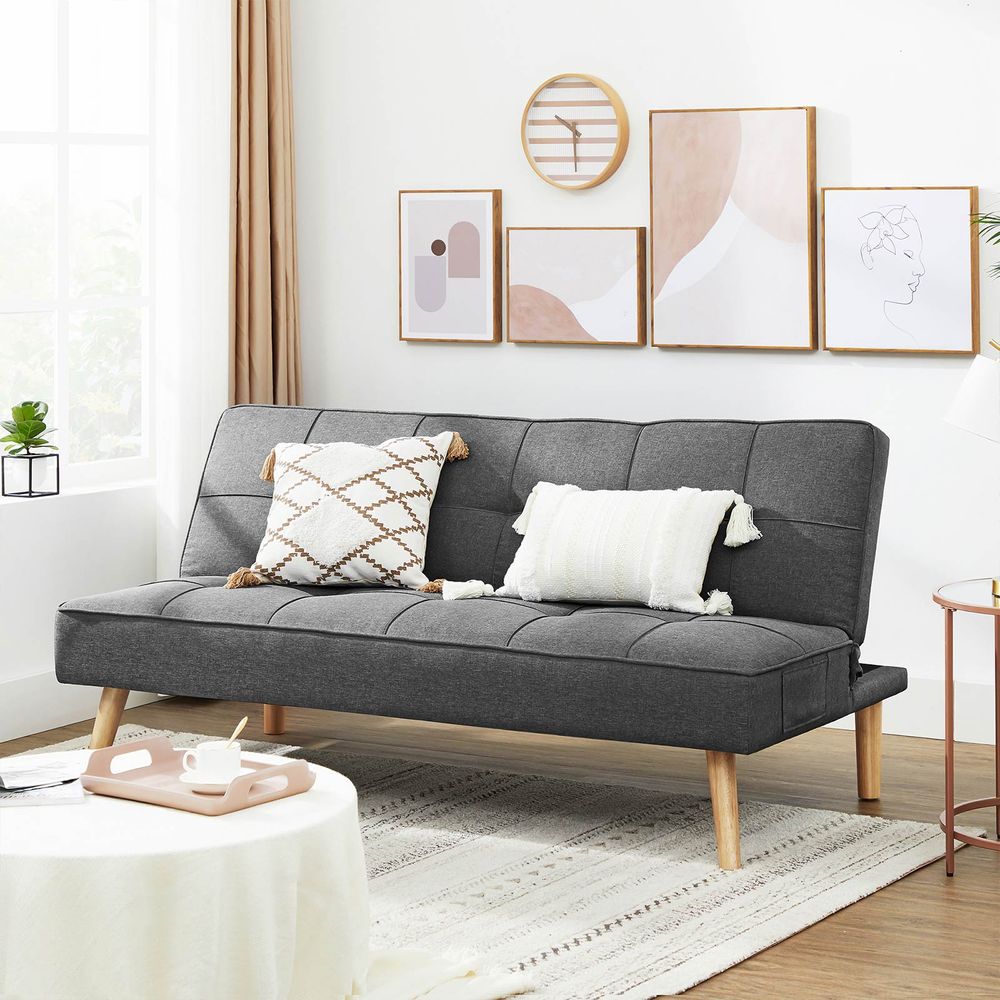 Folding Sofa Bed – Cotton-Linen Blend - Karrari