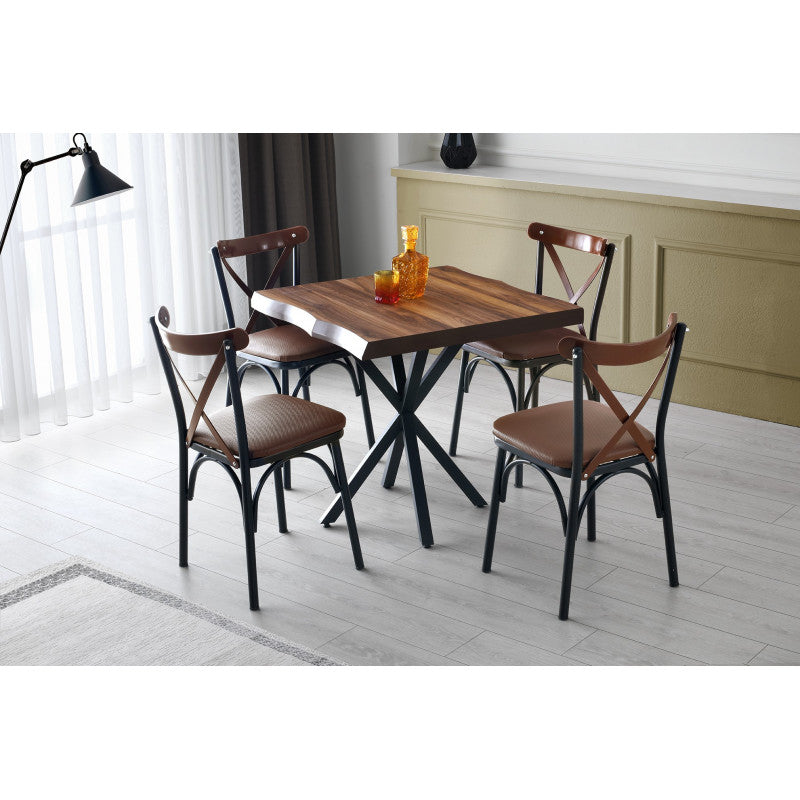 Safir Walnut Dining Table - Karrari