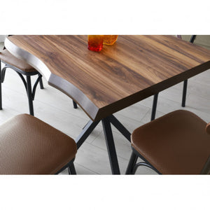 Safir Walnut Dining Table - Karrari