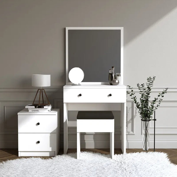 Minimalist 3-Piece Bedroom Vanity & Storage Set - Karrari