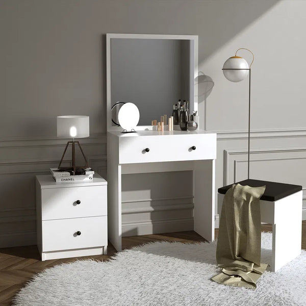 Minimalist 3-Piece Bedroom Vanity & Storage Set - Karrari