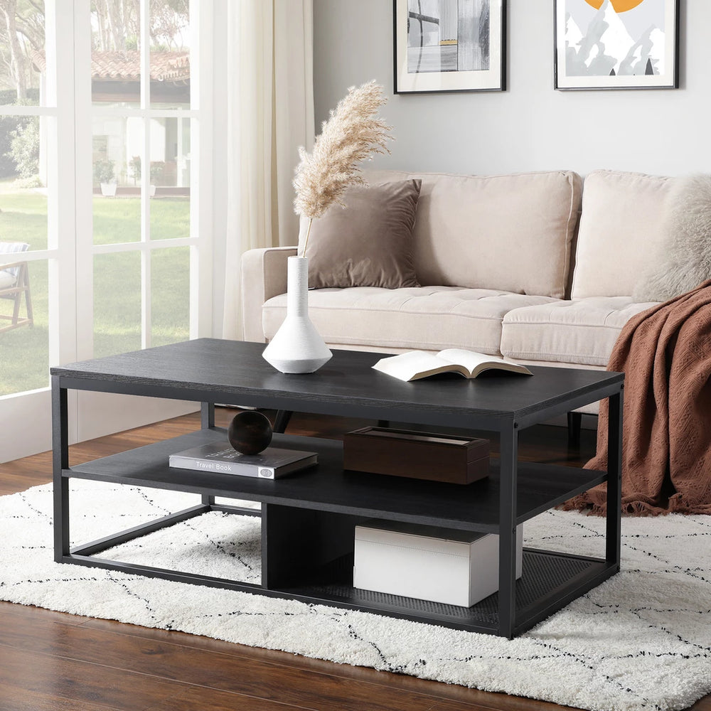 Black Modern Coffee Table - Karrari