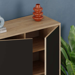 Spark Cabinet – Oak & Black - Karrari