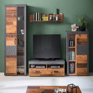 Indy Display Cabinet with Glass - Karrari