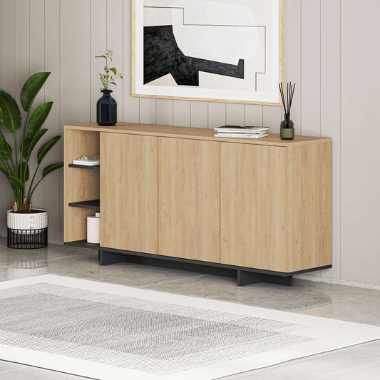 Stockton Sideboard, Wood, Oak