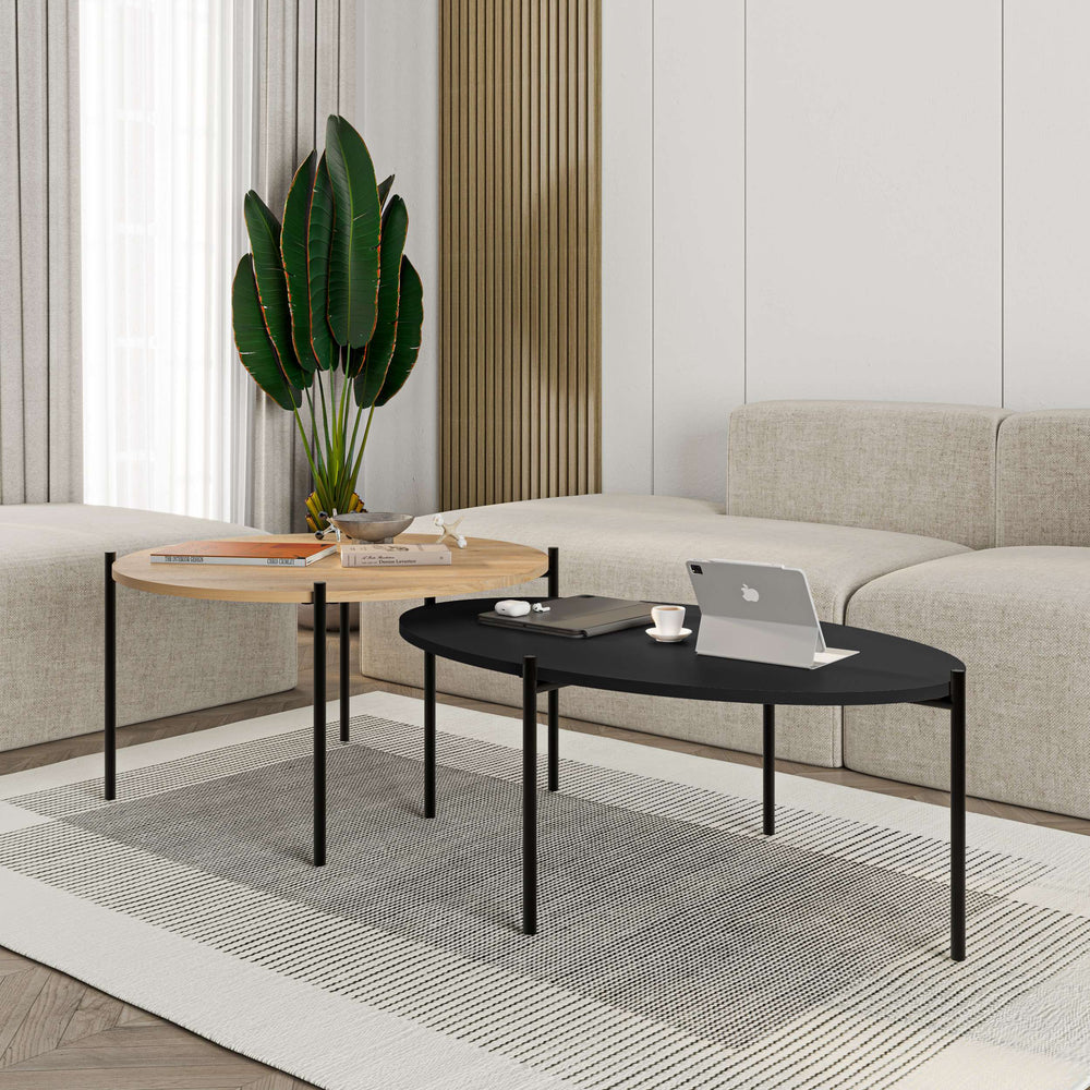 Odelia Round & Oval Coffee Tables - Karrari