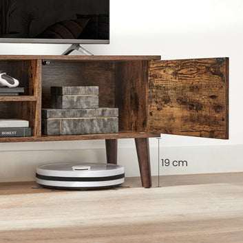 Lowboard TV table, 120cm long, TVs up to 55 inches