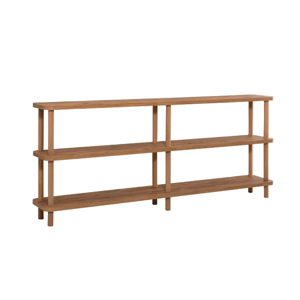 Zen Atlantic Triple-Tier Bookshelf – Natural Pine Melamine - Karrari