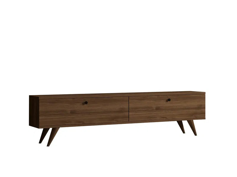 Paris sideboard With Shelves and Storage - Walnut - Karrari