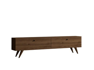 Paris sideboard With Shelves and Storage - Walnut - Karrari