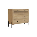 Naive Oak Finish 3-Drawer Chest - Karrari