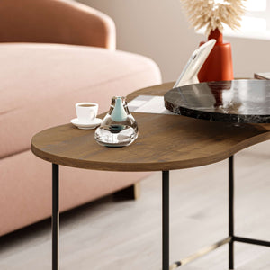 CUDDLE Coffee Tables – Lotus Finish - Karrari