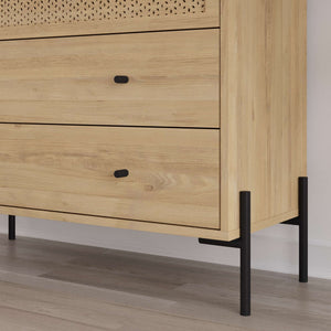Naive Oak Finish 3-Drawer Chest - Karrari