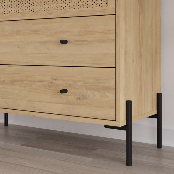 Naive Oak Finish 3-Drawer Chest - Karrari