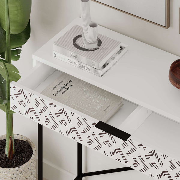 Elegant White Console Table - Karrari