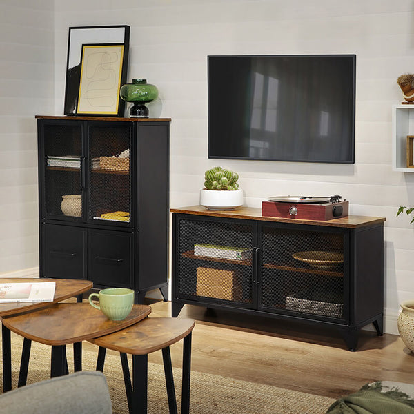 Storage Sideboard Cabinet - Mesh Doors - Karrari