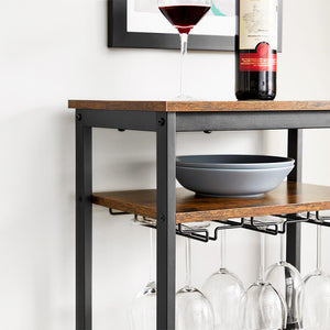20-Bottle Wine Rack with Glass Holder - Karrari