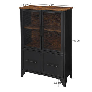 Storage Sideboard Cabinet - Mesh Doors - Karrari