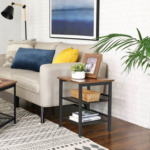 Side Table with Adjustable Shelves - Karrari