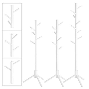 Wooden Coat Rack with 8 Hooks - Karrari