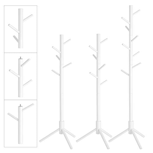 Wooden Coat Rack with 8 Hooks - Karrari