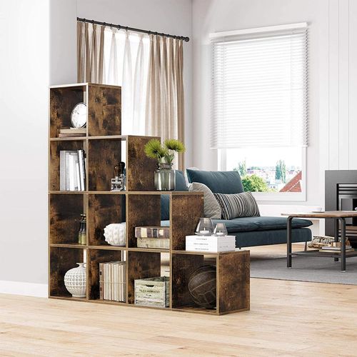 Bookshelves, 10-Cube Bookcase, Room Divider, Display Freestanding Shelf