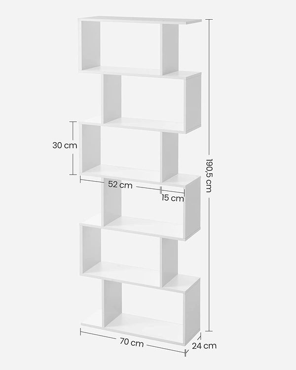 6-Tier Cube Bookshelf - Karrari