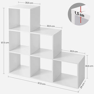 6-Cube Stair Step Shelf - Karrari
