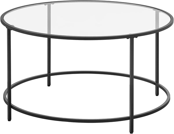 Round Tempered Glass Coffee Table - Karrari