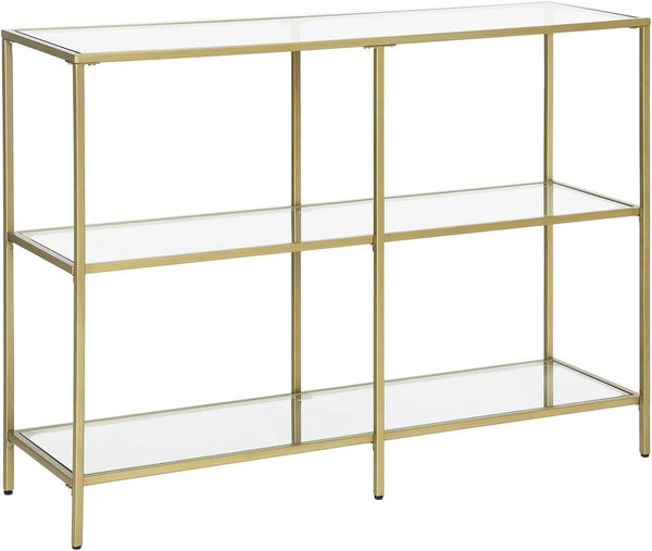 Gold Glass Console Table - Karrari