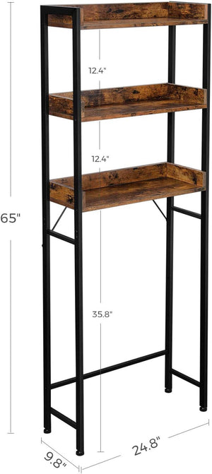 3-Tier Over-The-Toilet Bathroom Shelf - Karrari