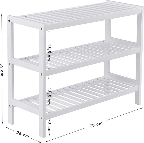 3-Tier Bamboo Storage Shelf - Karrari